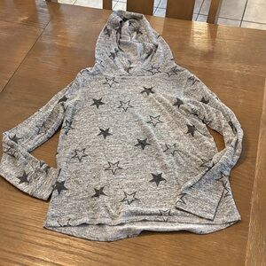 Dex Gray Star Pattern Hoodie